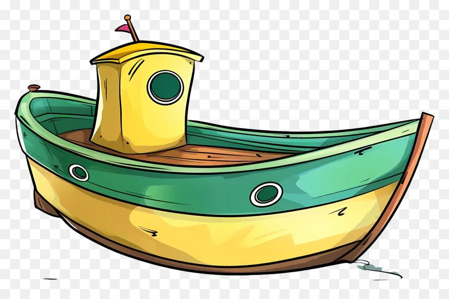 Kapal，Perahu Kartun PNG