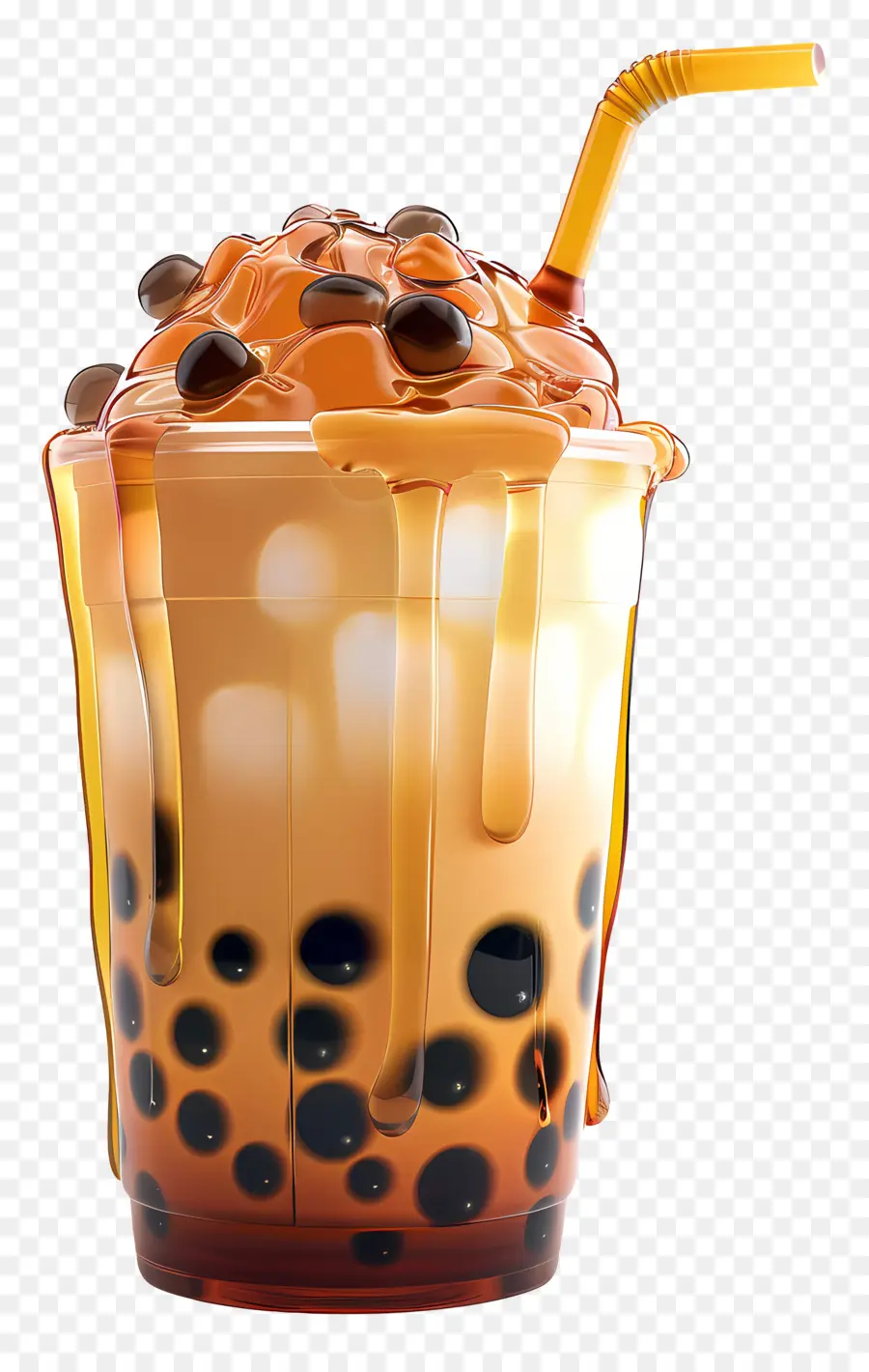 Minuman Boba，Teh Gelembung PNG