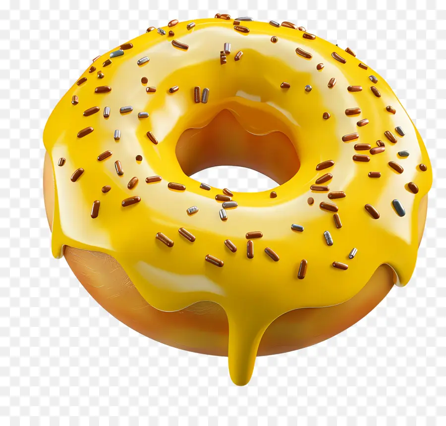 Donat Kuning，Donat PNG