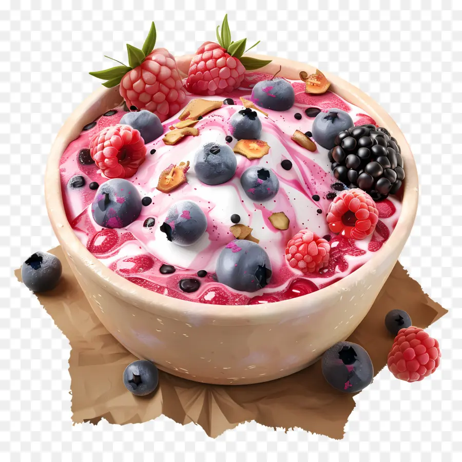 Mangkuk Smoothie，Yogurt PNG