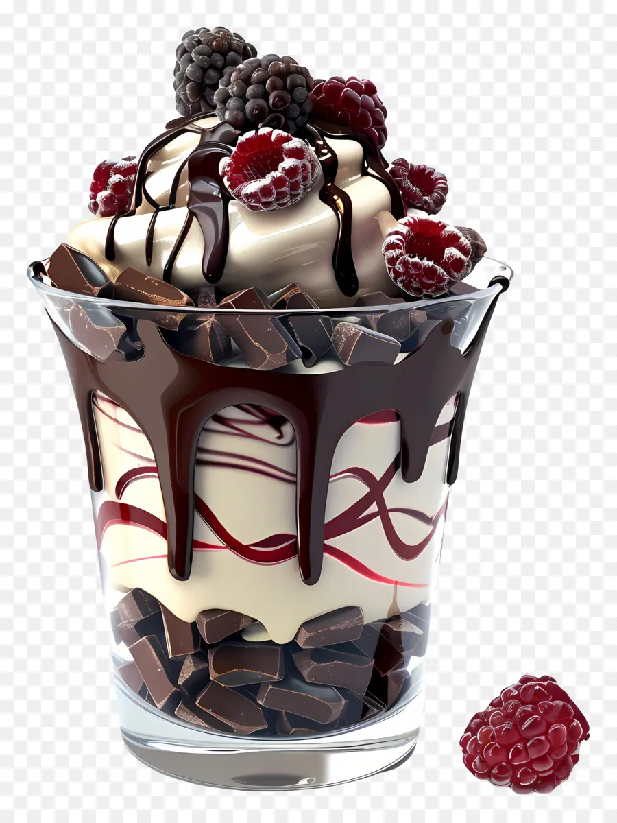 Parfait Coklat，Hidangan Penutup PNG