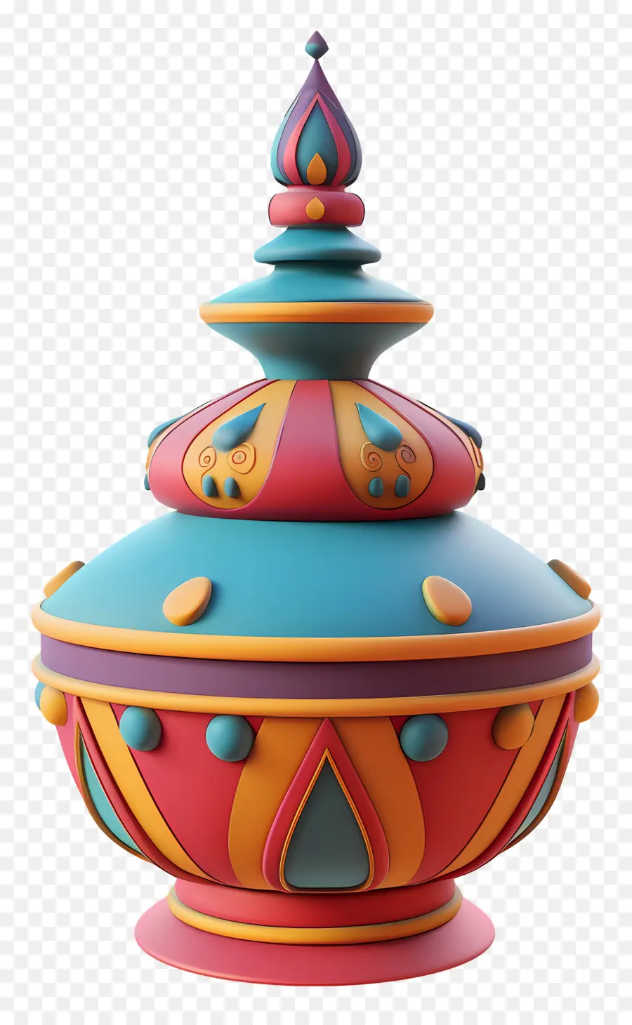 Puja Kalash，Toples Dekoratif PNG