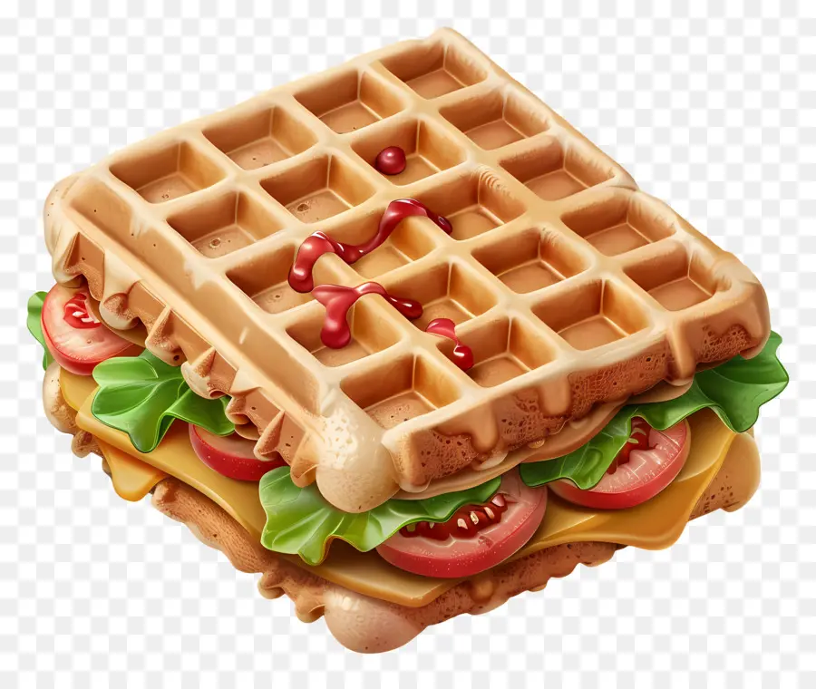 Sandwich Wafel，Omongan PNG