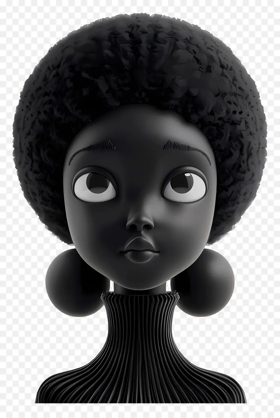 Wanita Kulit Hitam，Boneka Hitam PNG