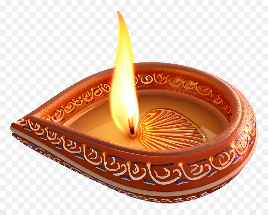 Diwali Diya，Lampu Diya PNG