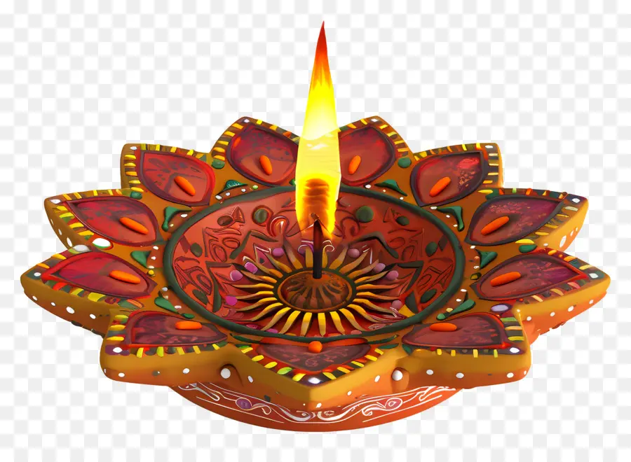 Diwali Diya，Lampu Diya PNG