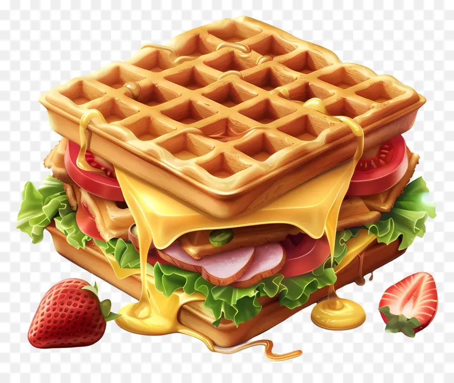 Sandwich Wafel，Omongan PNG