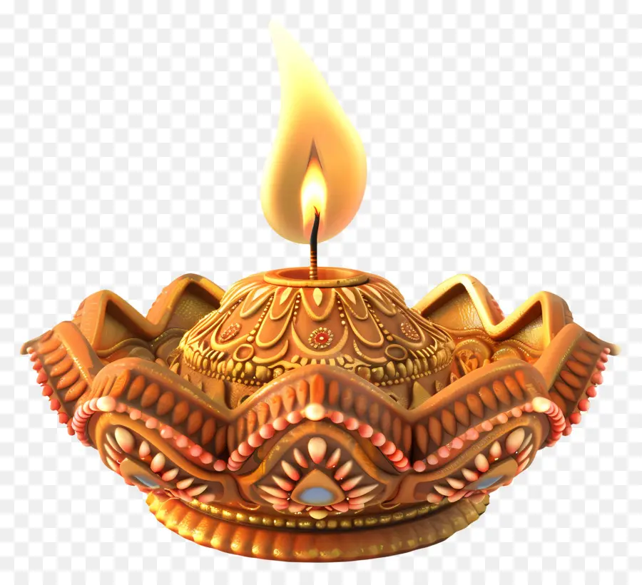 Diwali Diya，Lampu Minyak PNG