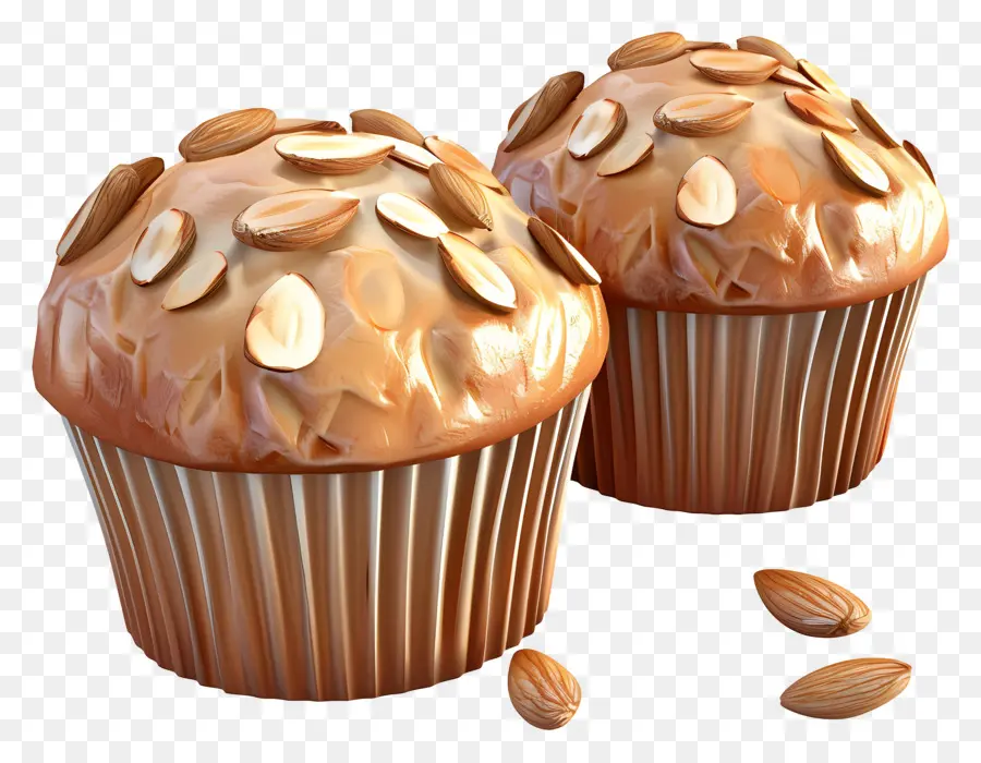 Muffin Almond，Muffin PNG