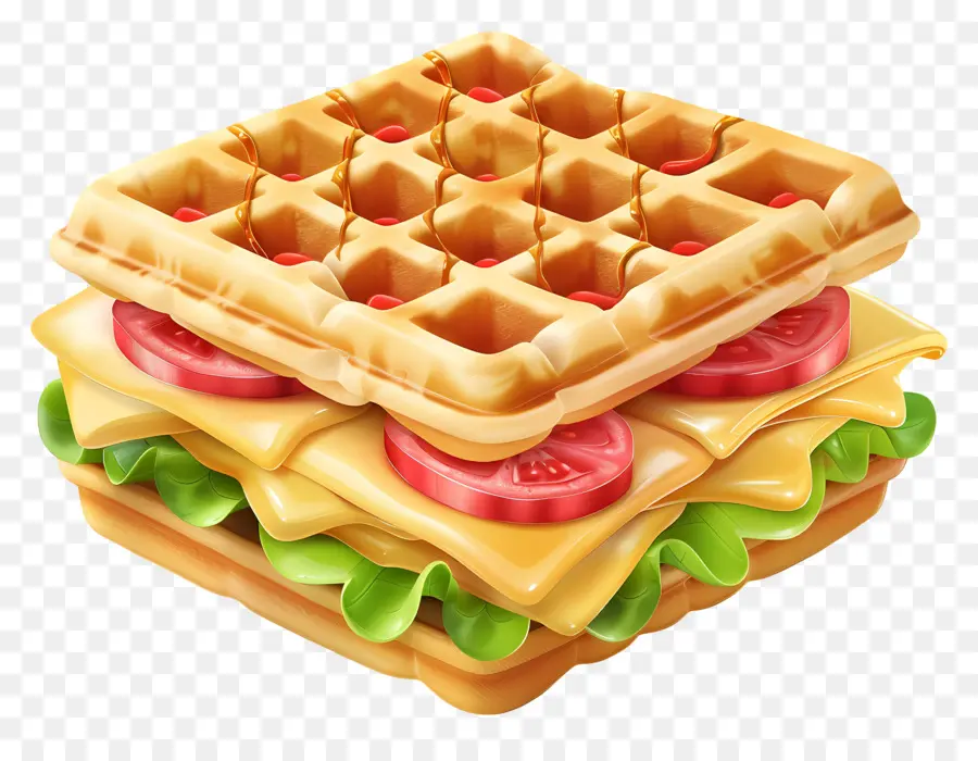 Sandwich Wafel，Omongan PNG