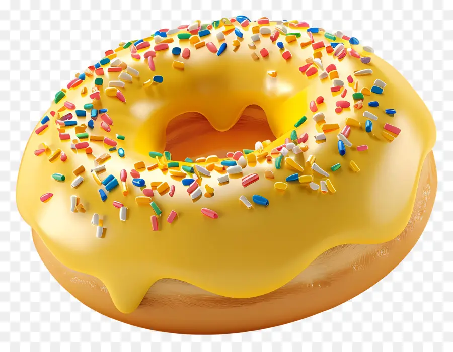 Donat Kuning，Donat PNG