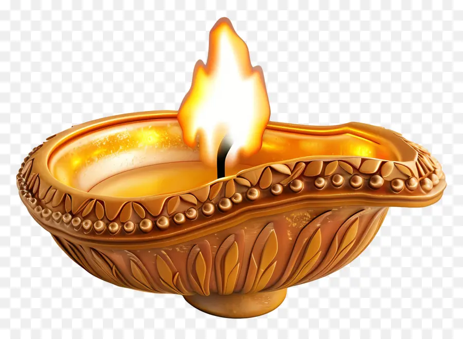 Diwali Diya，Lampu Hias PNG