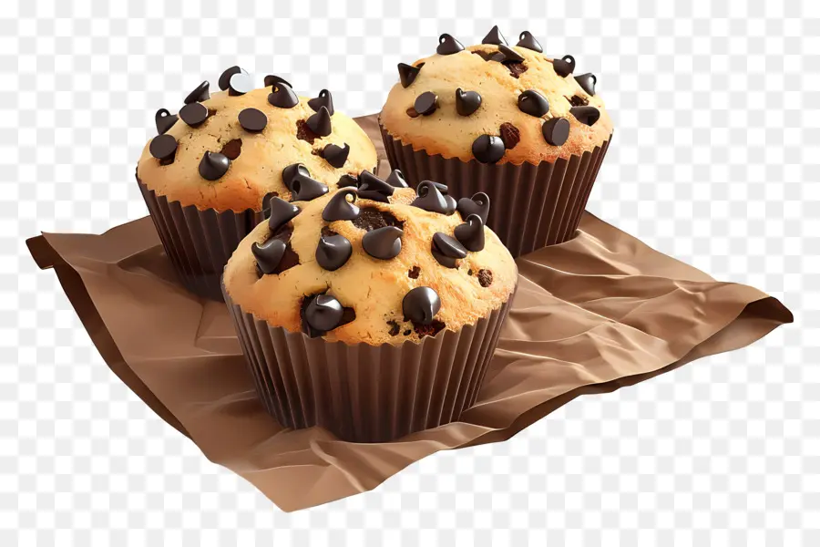 Muffin Keping Coklat，Muffin PNG