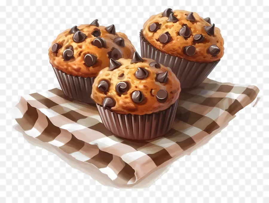 Muffin Keping Coklat，Muffin PNG