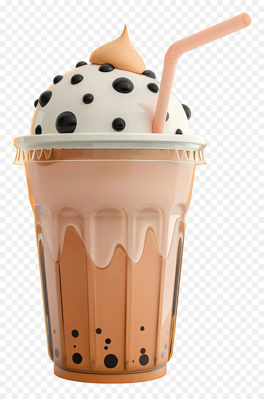 Minuman Boba，Milkshake Coklat PNG