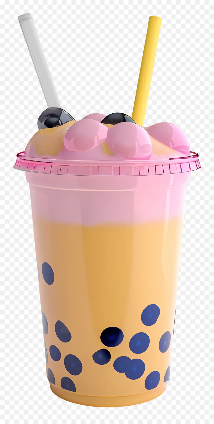 Minuman Boba，Teh Gelembung PNG