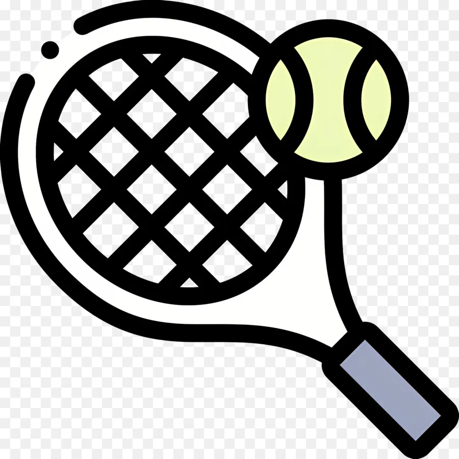 Raket Tenis，Raket Tenis Dan Bola PNG