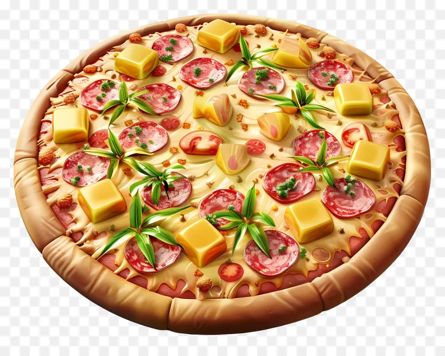 Pizza Hawaii，Pizza PNG