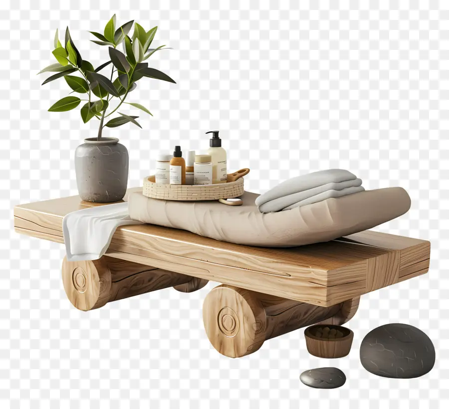 Perawatan Spa，Meja Spa PNG