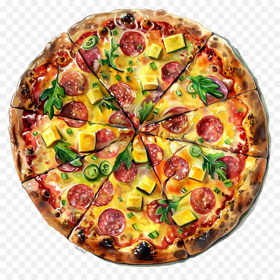 Pizza Hawaii，Pizza PNG