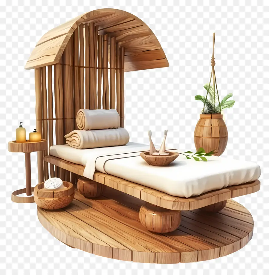 Perawatan Spa，Tempat Tidur Spa PNG