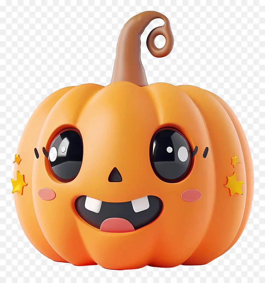 Labu Halloween Yang Lucu，Labu Tersenyum PNG