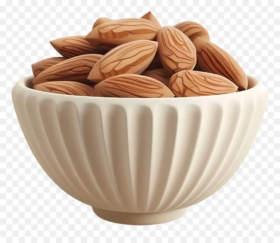 Mangkuk Almond，Semangkuk Almond PNG