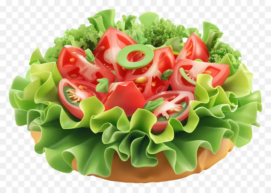 Salad Segar，Salad PNG