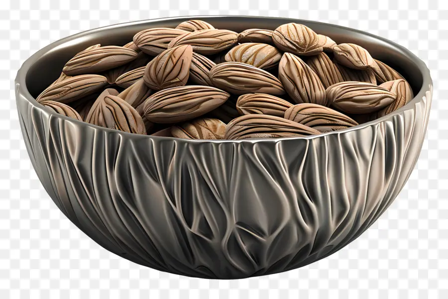 Mangkuk Almond，Semangkuk Almond PNG