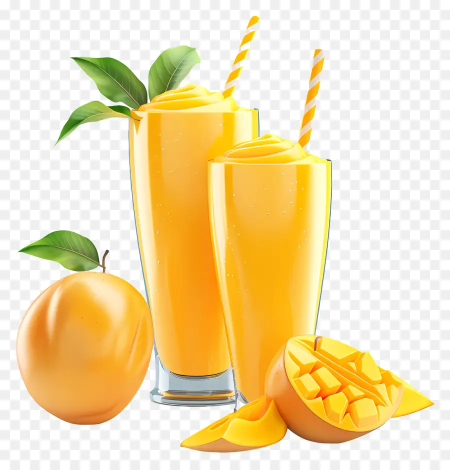 Smoothie Mangga，Jus Mangga PNG