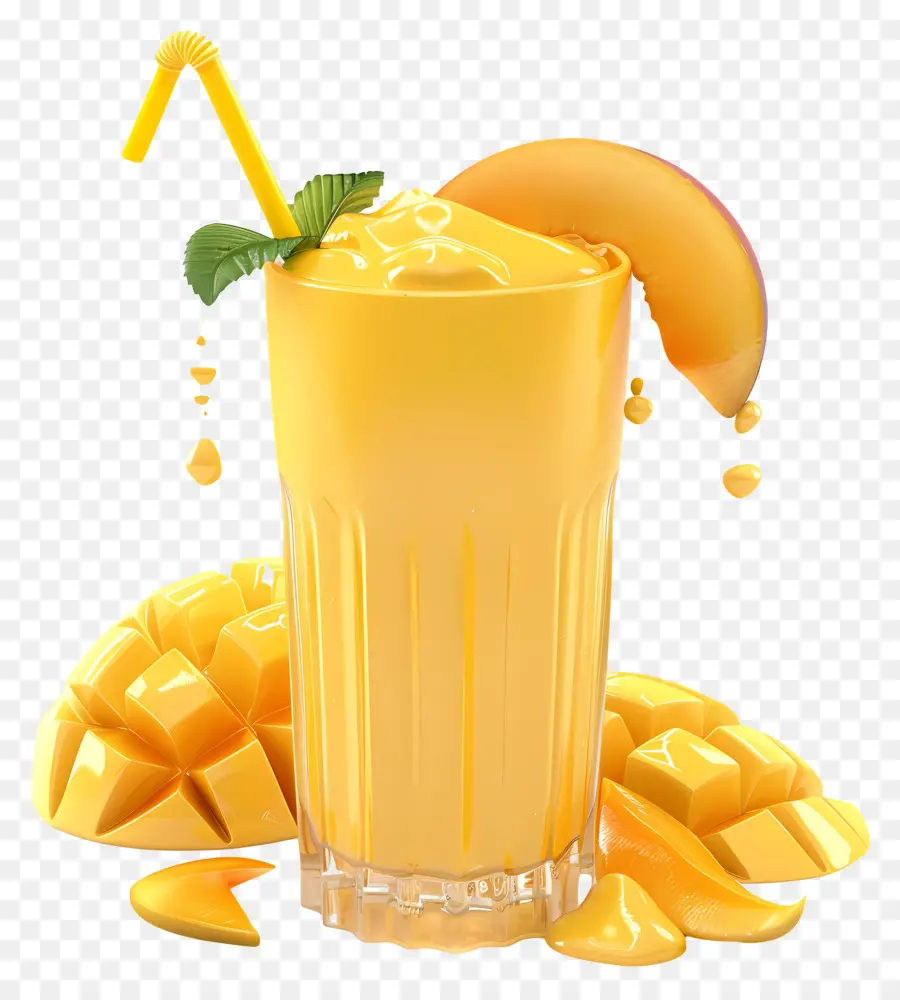 Smoothie Mangga，Buah PNG