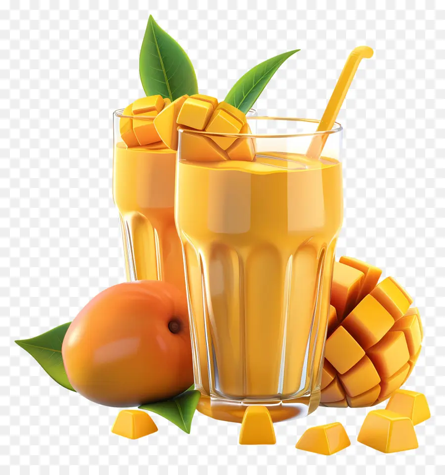 Smoothie Mangga，Buah PNG