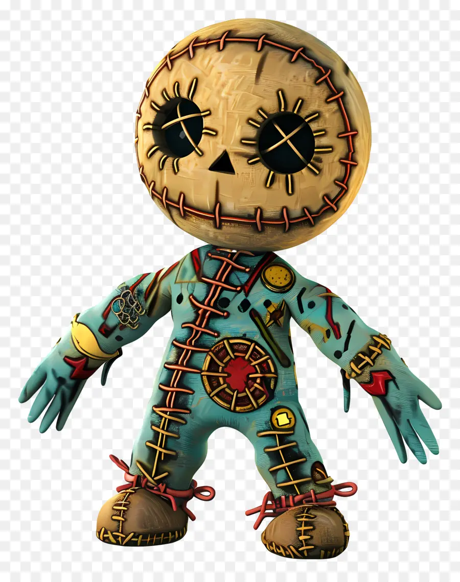 Boneka Voodoo，Boneka Yang Dijahit PNG