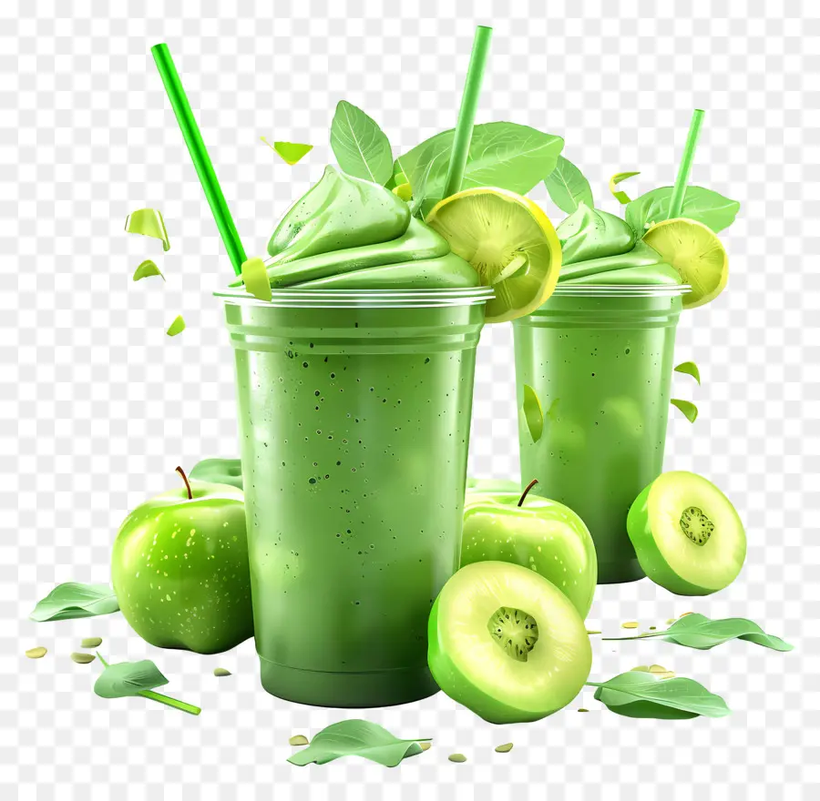 Smoothie Hijau，Kiwi PNG