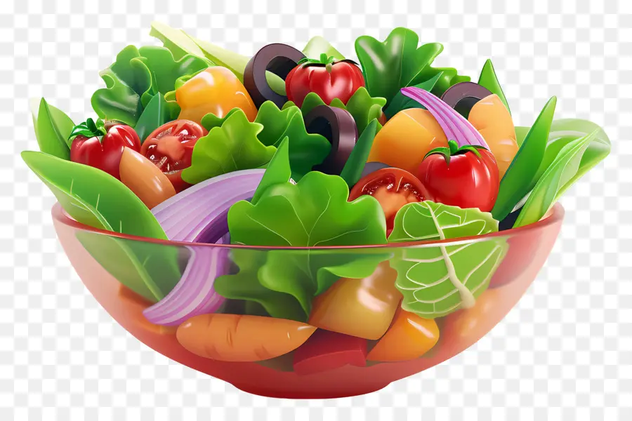 Salad Segar，Salad PNG