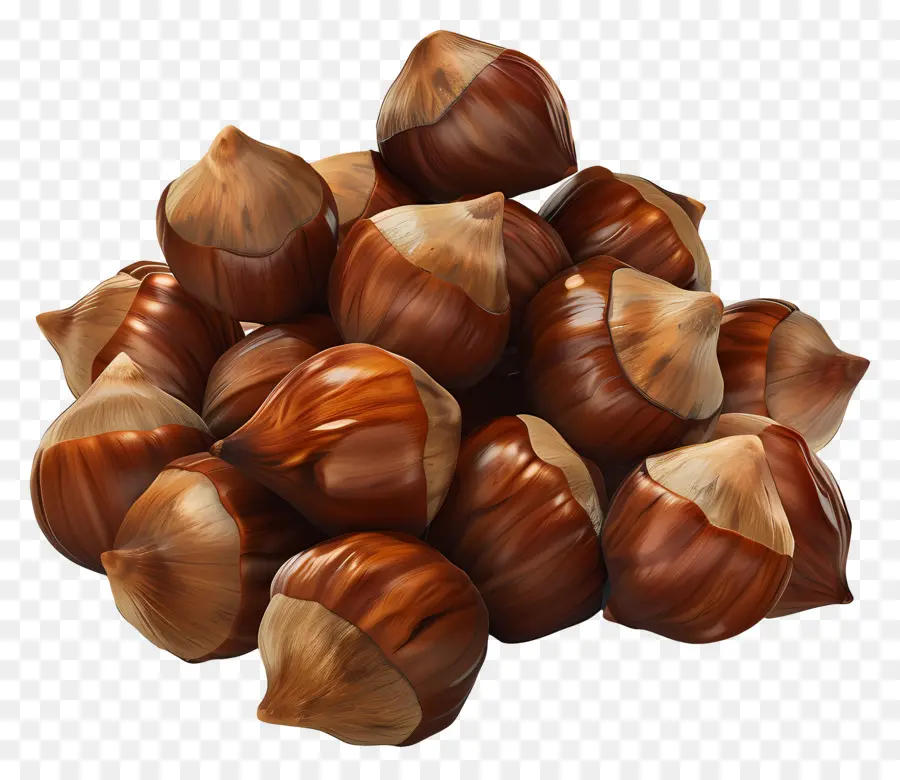 Kastanye，Kacang Hazel PNG