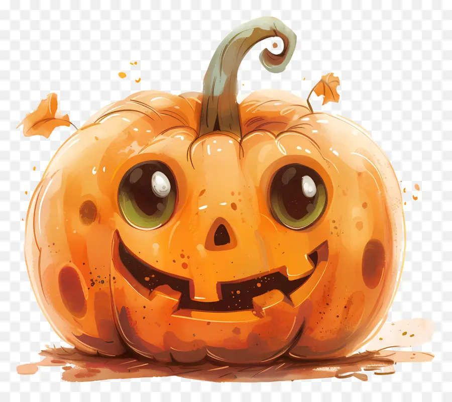 Labu Halloween Yang Lucu，Labu Tersenyum PNG