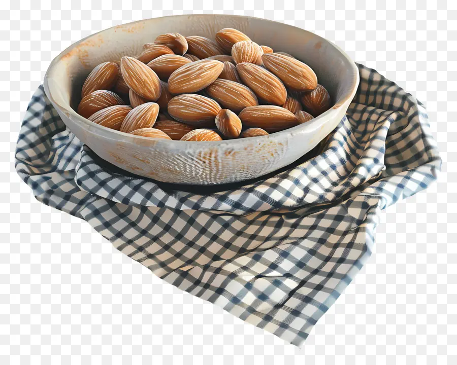 Mangkuk Almond，Semangkuk Almond PNG