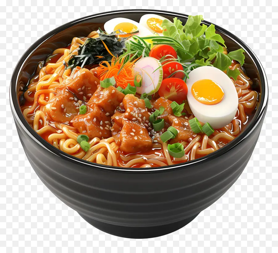 Mangkuk Mie，Semangkuk Ramen PNG