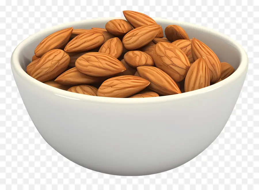 Mangkuk Almond，Semangkuk Almond PNG