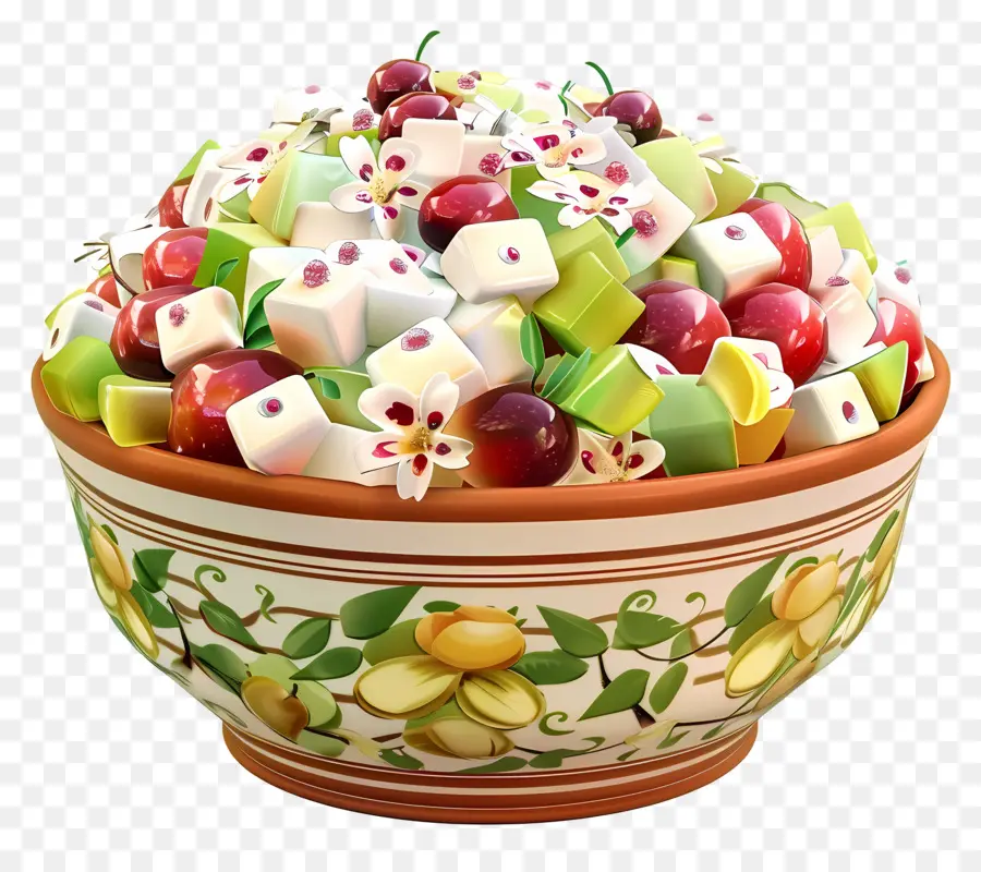 Salad Waldorf，Salad Buah PNG