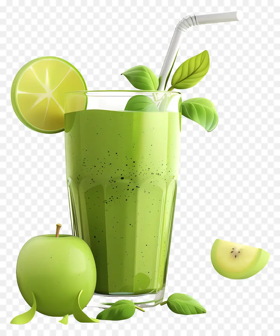 Smoothie Hijau，Kiwi PNG