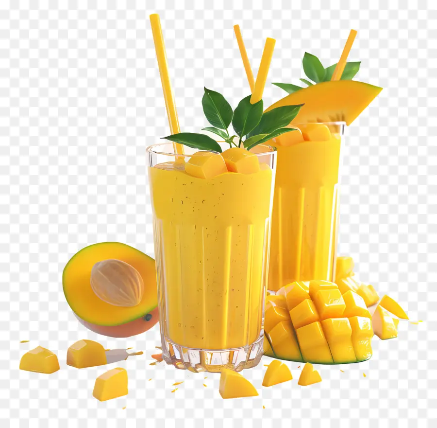 Smoothie Mangga，Minum PNG