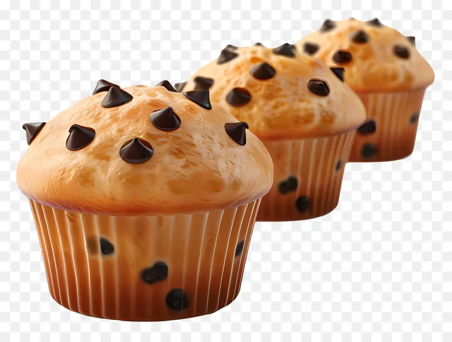 Muffin Keping Coklat，Muffin Blueberry PNG