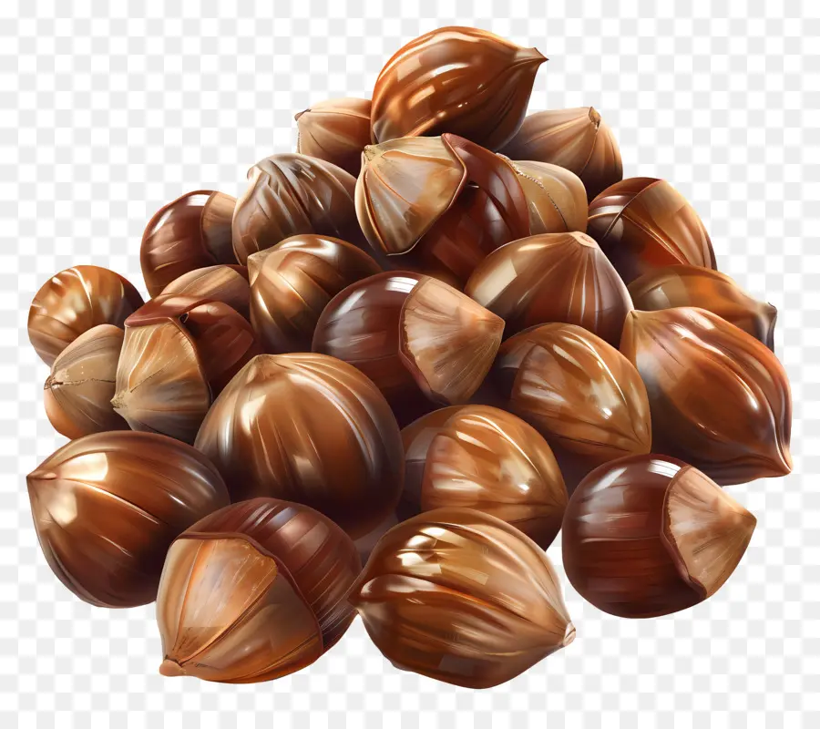 Kastanye，Kacang Hazel PNG