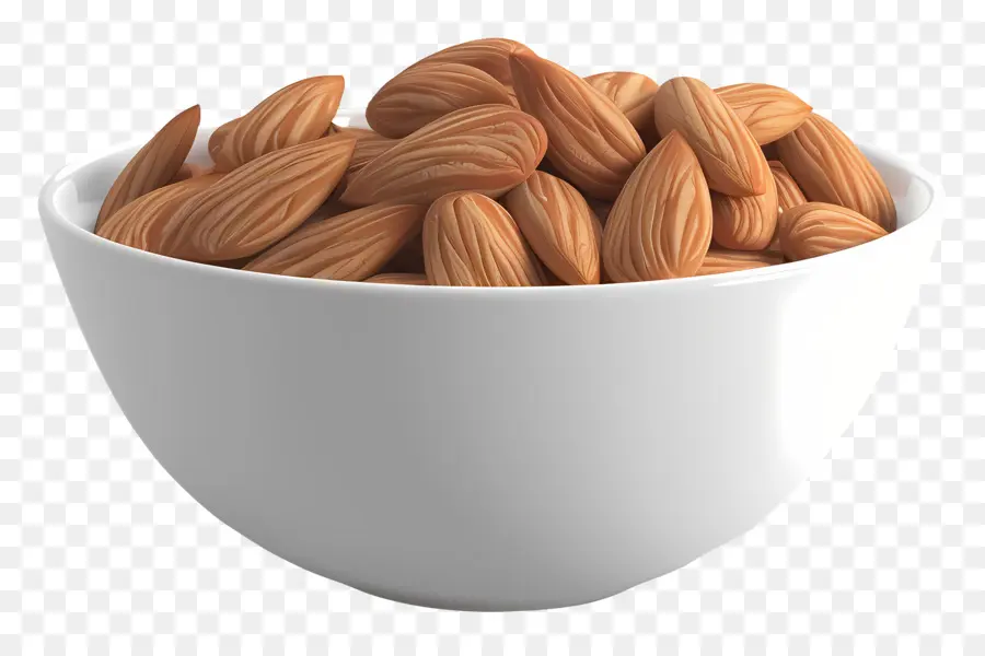 Mangkuk Almond，Semangkuk Almond PNG