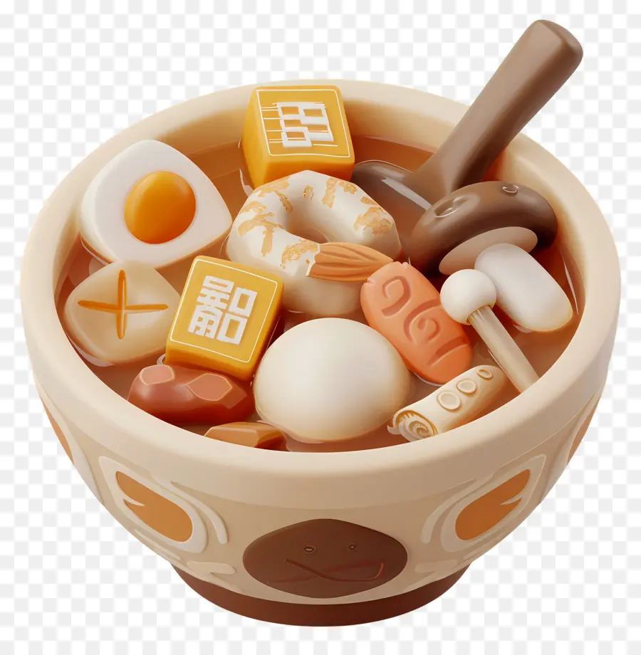 Sup Oden，Semangkuk Makanan PNG