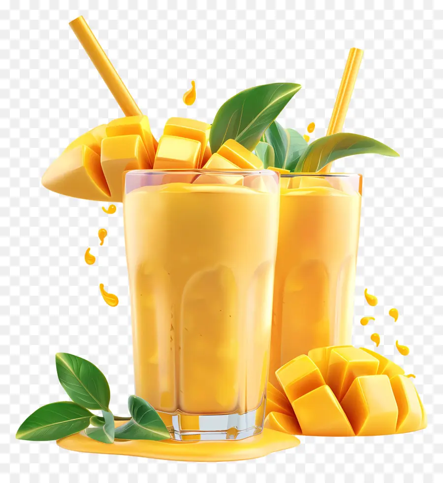 Smoothie Mangga，Buah PNG