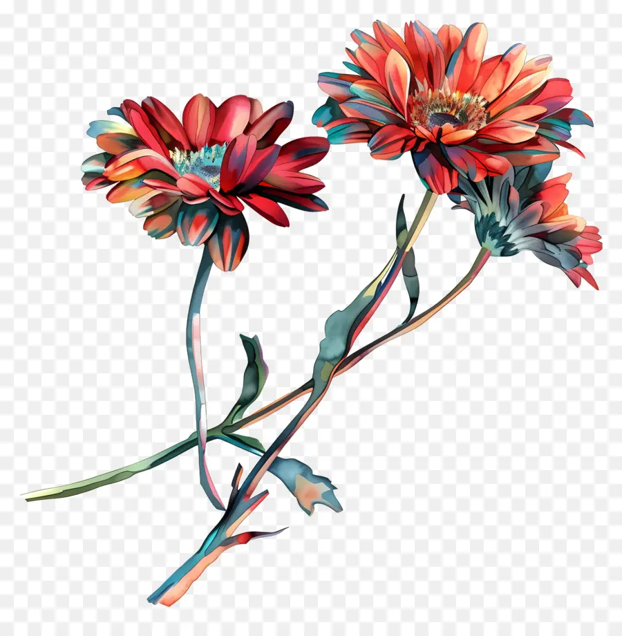 Bunga Gerbera，Bunga PNG