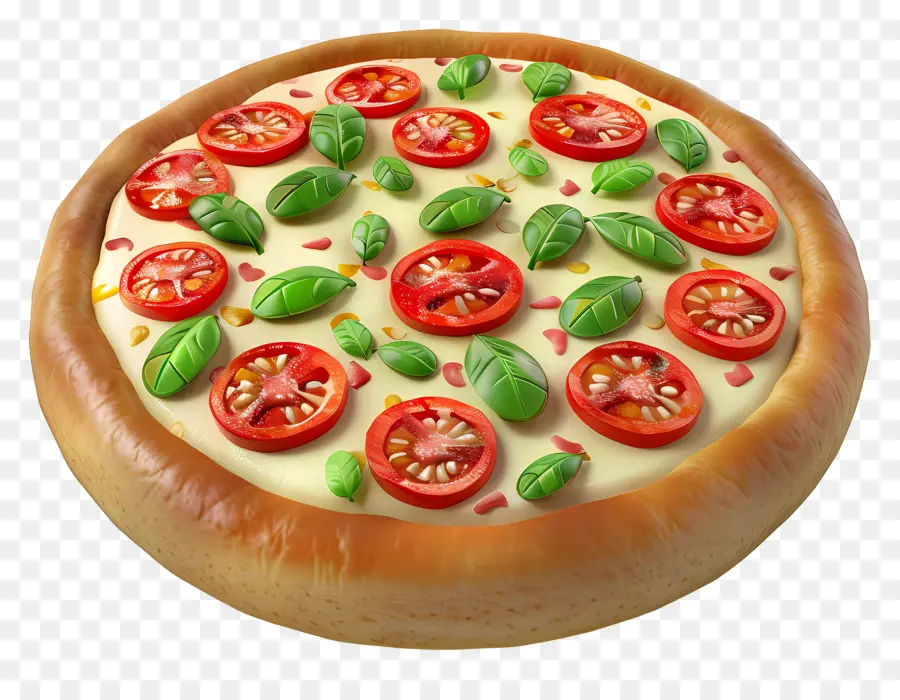 Pizza Margherita，Pizza PNG